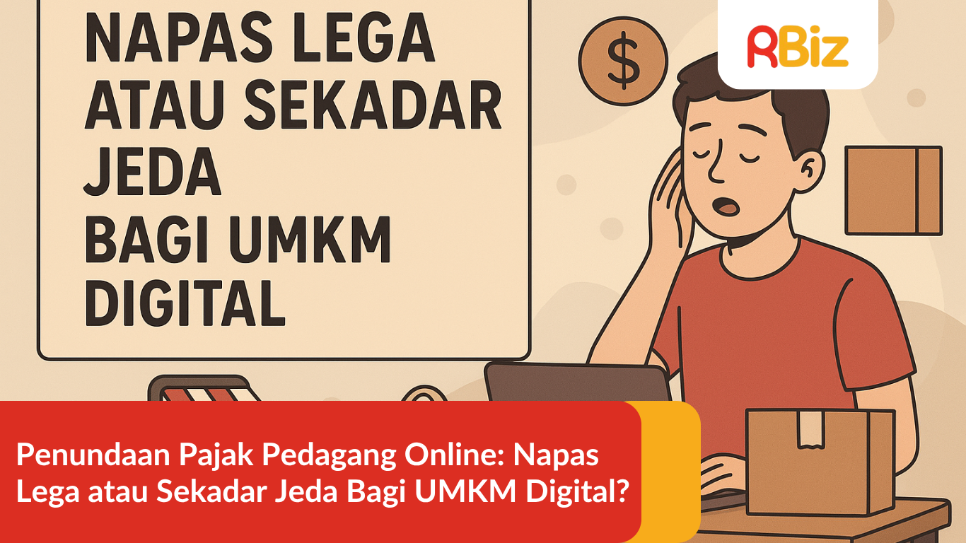 Penundaan Pajak Pedagang Online: Napas Lega atau Sekadar Jeda Bagi UMKM Digital?