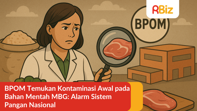 BPOM Temukan Kontaminasi Awal pada Bahan Mentah MBG: Alarm Sistem Pangan Nasional