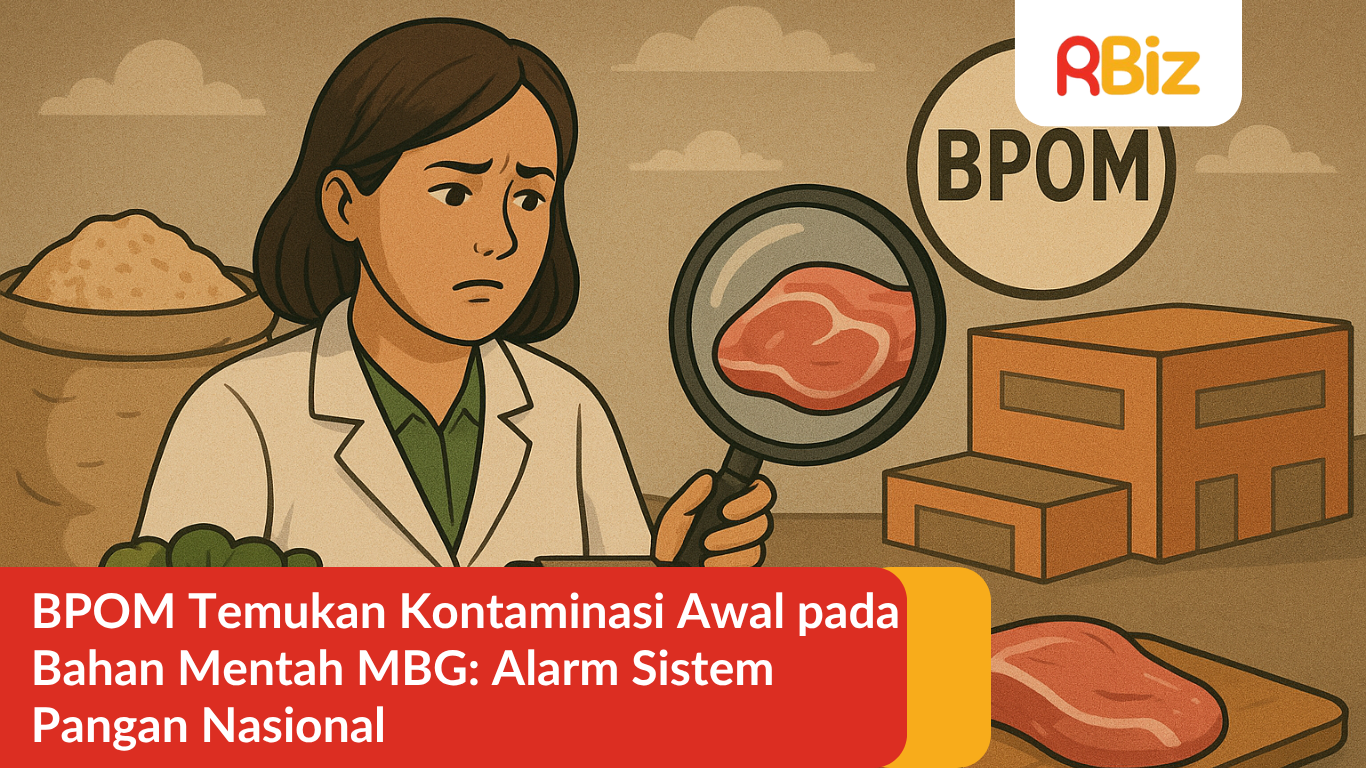 BPOM Temukan Kontaminasi Awal pada Bahan Mentah MBG: Alarm Sistem Pangan Nasional