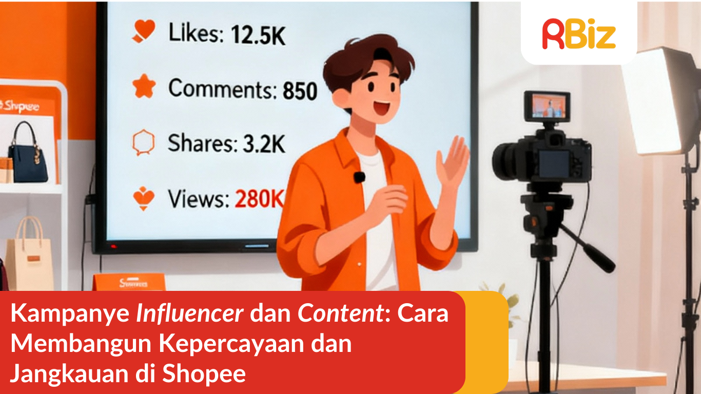Kampanye Influencer dan Content: Cara Membangun Kepercayaan dan Jangkauan di Shopee