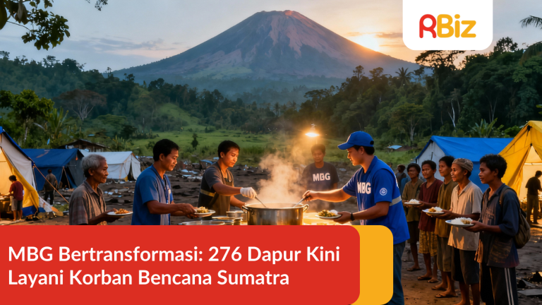 MBG Bertransformasi: 276 Dapur Kini Layani Korban Bencana Sumatra