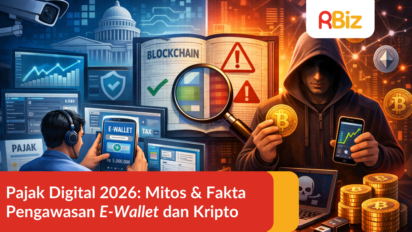 Pajak Digital 2026: Mitos & Fakta Pengawasan E-Wallet dan Kripto