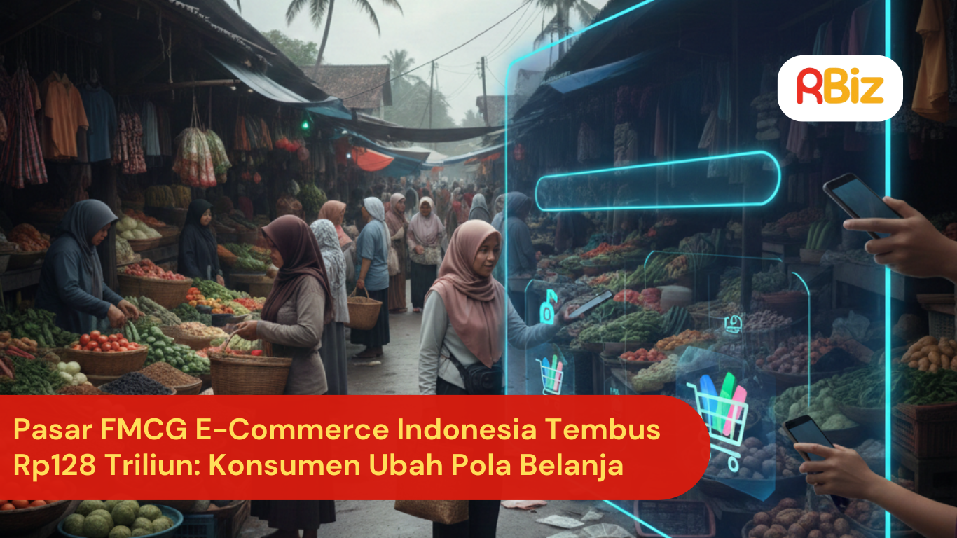 Pasar FMCG E-Commerce Indonesia Tembus Rp128 Triliun: Konsumen Ubah Pola Belanja