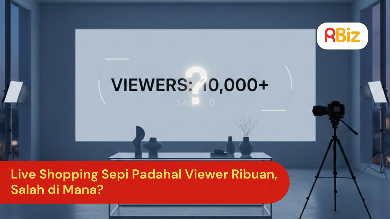 Live Shopping Sepi Padahal Viewer Ribuan, Salah di Mana?