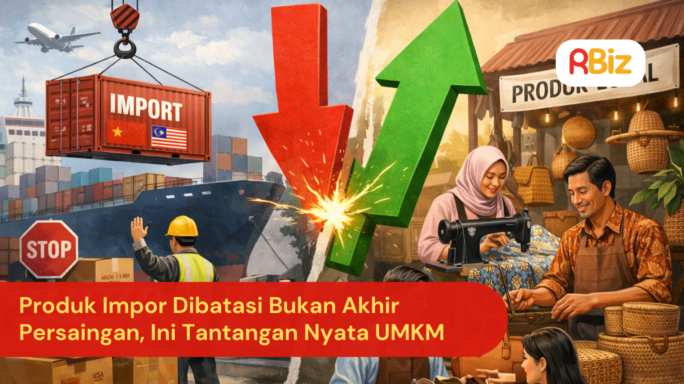 Produk Impor Dibatasi Bukan Akhir Persaingan, Ini Tantangan Nyata UMKM