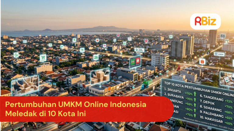 Pertumbuhan UMKM Online Indonesia Meledak di 10 Kota Ini