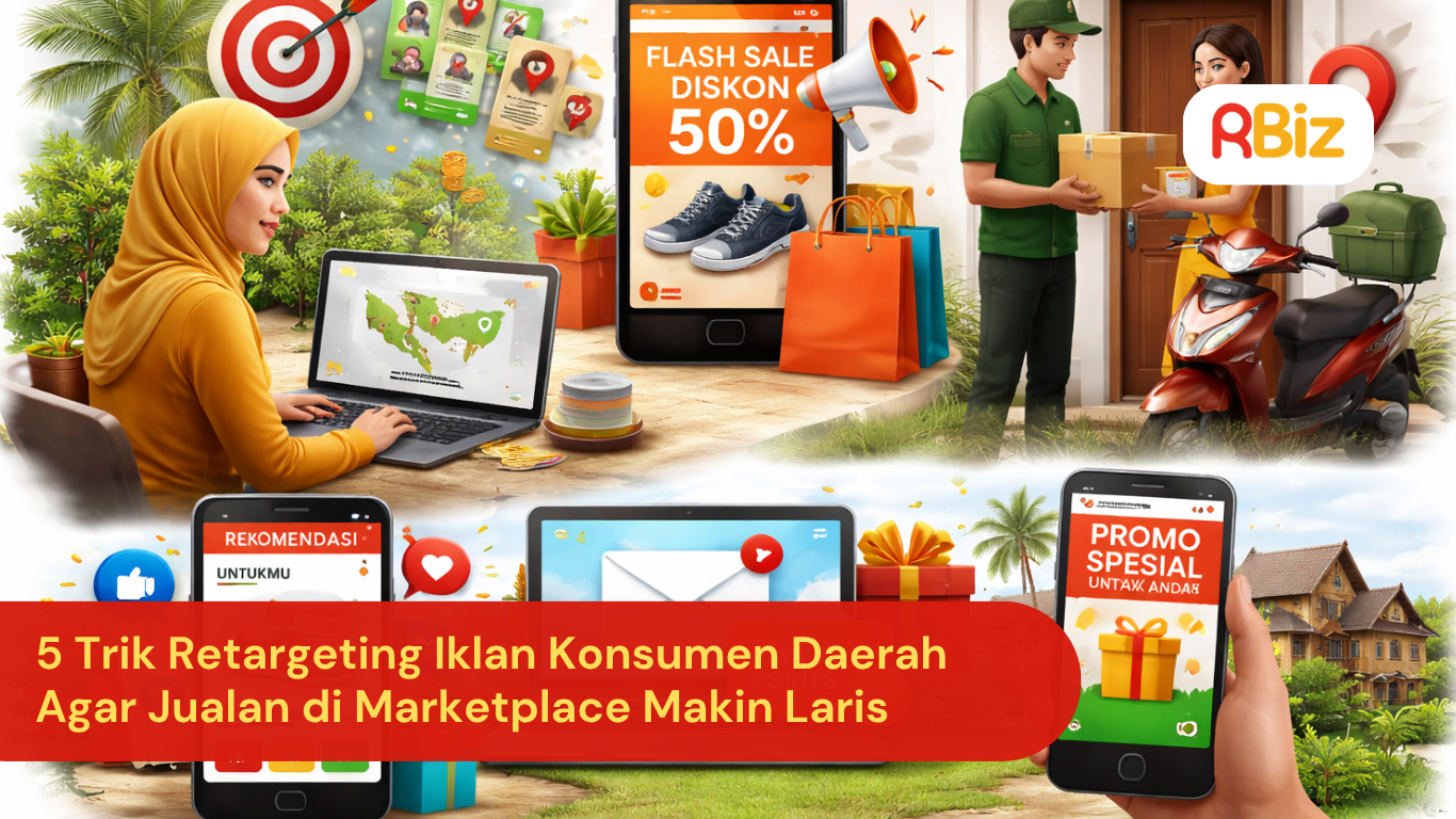 5 Trik Retargeting Iklan Konsumen Daerah Agar Jualan di Marketplace Makin Laris