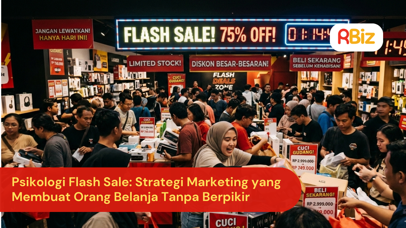 Psikologi Flash Sale: Strategi Marketing yang Membuat Orang Belanja Tanpa Berpikir