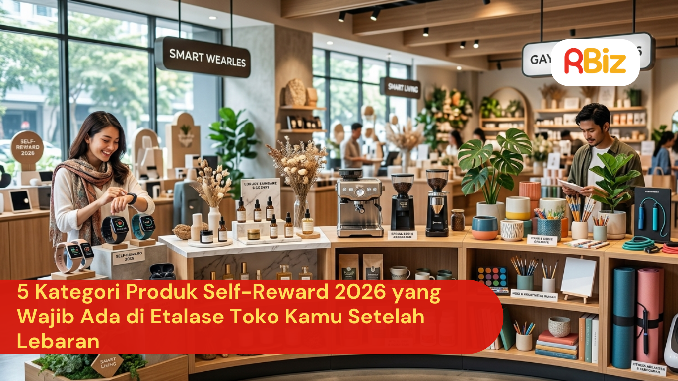 5 Kategori Produk Self-Reward 2026 yang Wajib Ada di Etalase Toko Kamu Setelah Lebaran