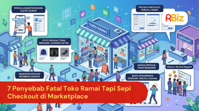 7 Penyebab Fatal Toko Ramai Tapi Sepi Checkout di Marketplace