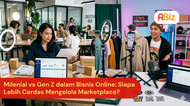 Milenial vs Gen Z dalam Bisnis Online: Siapa Lebih Cerdas Mengelola Marketplace?