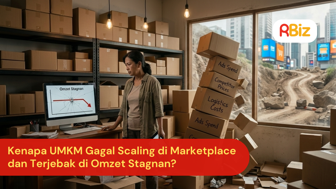 Kenapa UMKM Gagal Scaling di Marketplace dan Terjebak di Omzet Stagnan?
