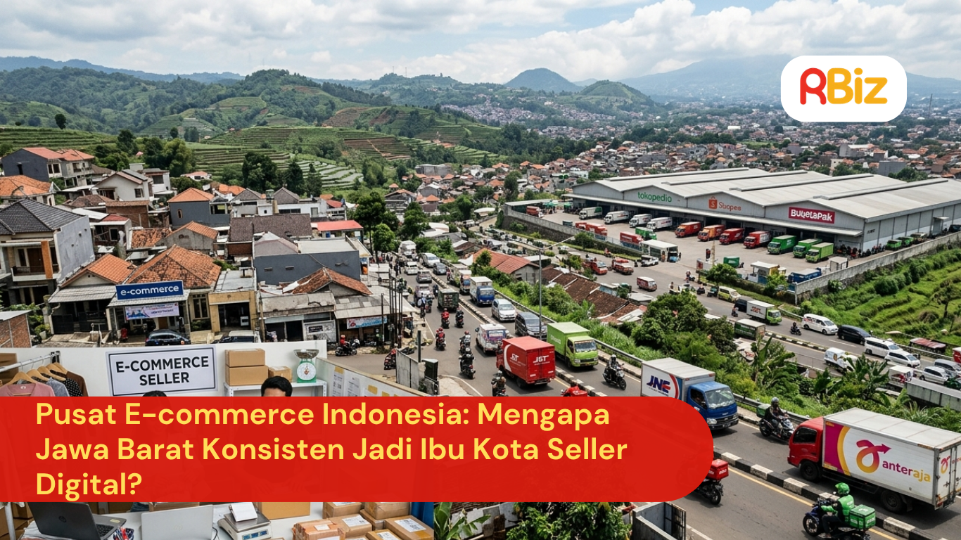 Pusat E-commerce Indonesia: Mengapa Jawa Barat Konsisten Jadi Ibu Kota Seller Digital?