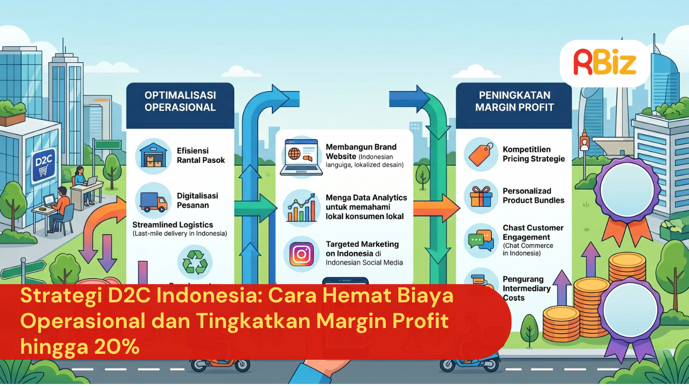 Strategi D2C Indonesia: Cara Hemat Biaya Operasional dan Tingkatkan Margin Profit hingga 20%