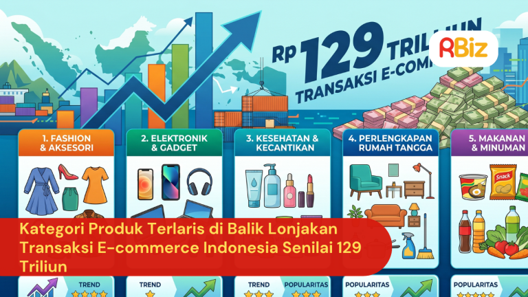 Kategori Produk Terlaris di Balik Lonjakan Transaksi E-commerce Indonesia Senilai 129 Triliun