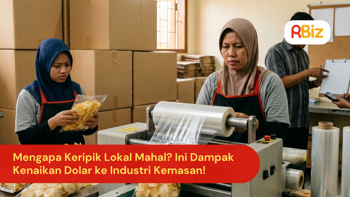 Mengapa Keripik Lokal Mahal? Ini Dampak Kenaikan Dolar ke Industri Kemasan!
