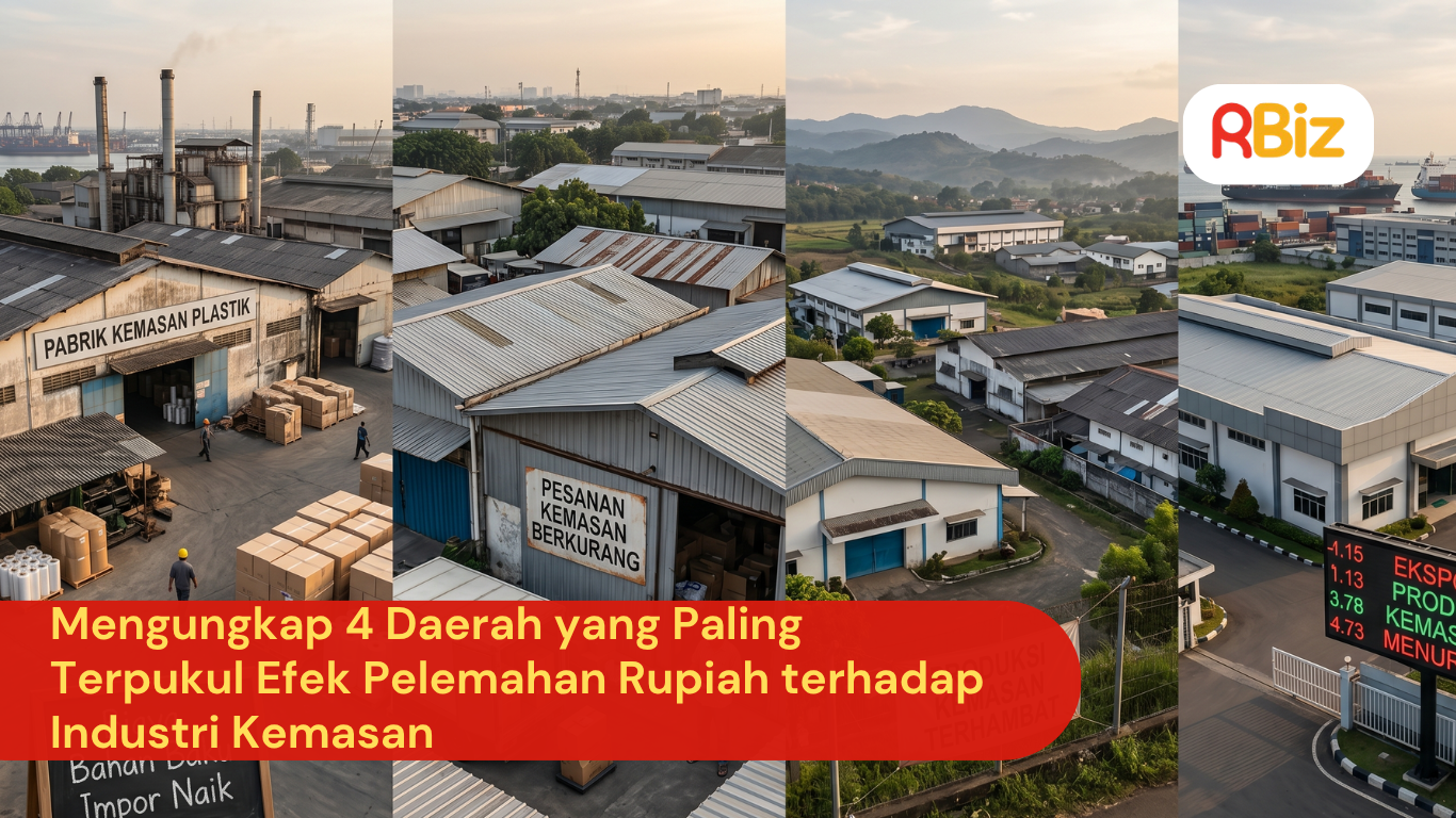 Mengungkap 4 Daerah yang Paling Terpukul Efek Pelemahan Rupiah terhadap Industri Kemasan