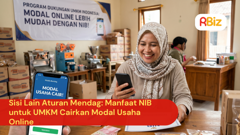 Sisi Lain Aturan Mendag: Manfaat NIB untuk UMKM Cairkan Modal Usaha Online