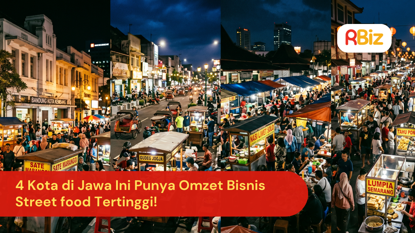 4 Kota di Jawa Ini Punya Omzet Bisnis Street food Tertinggi!