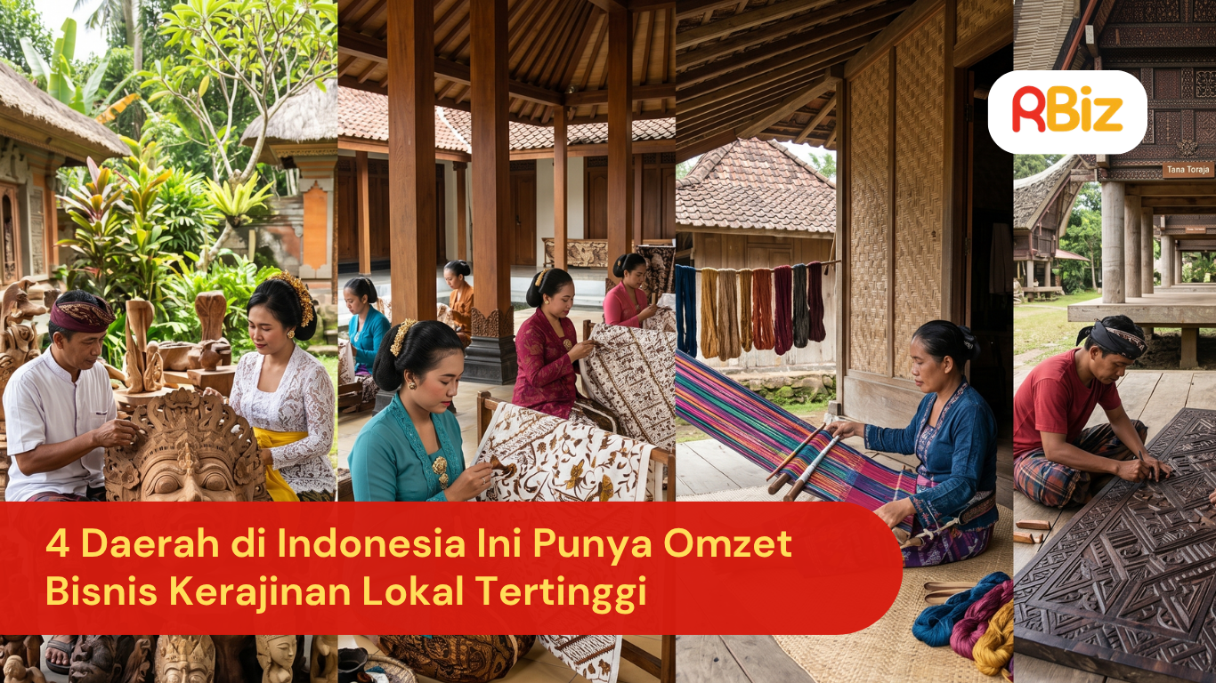 4 Daerah di Indonesia Ini Punya Omzet Bisnis Kerajinan Lokal Tertinggi
