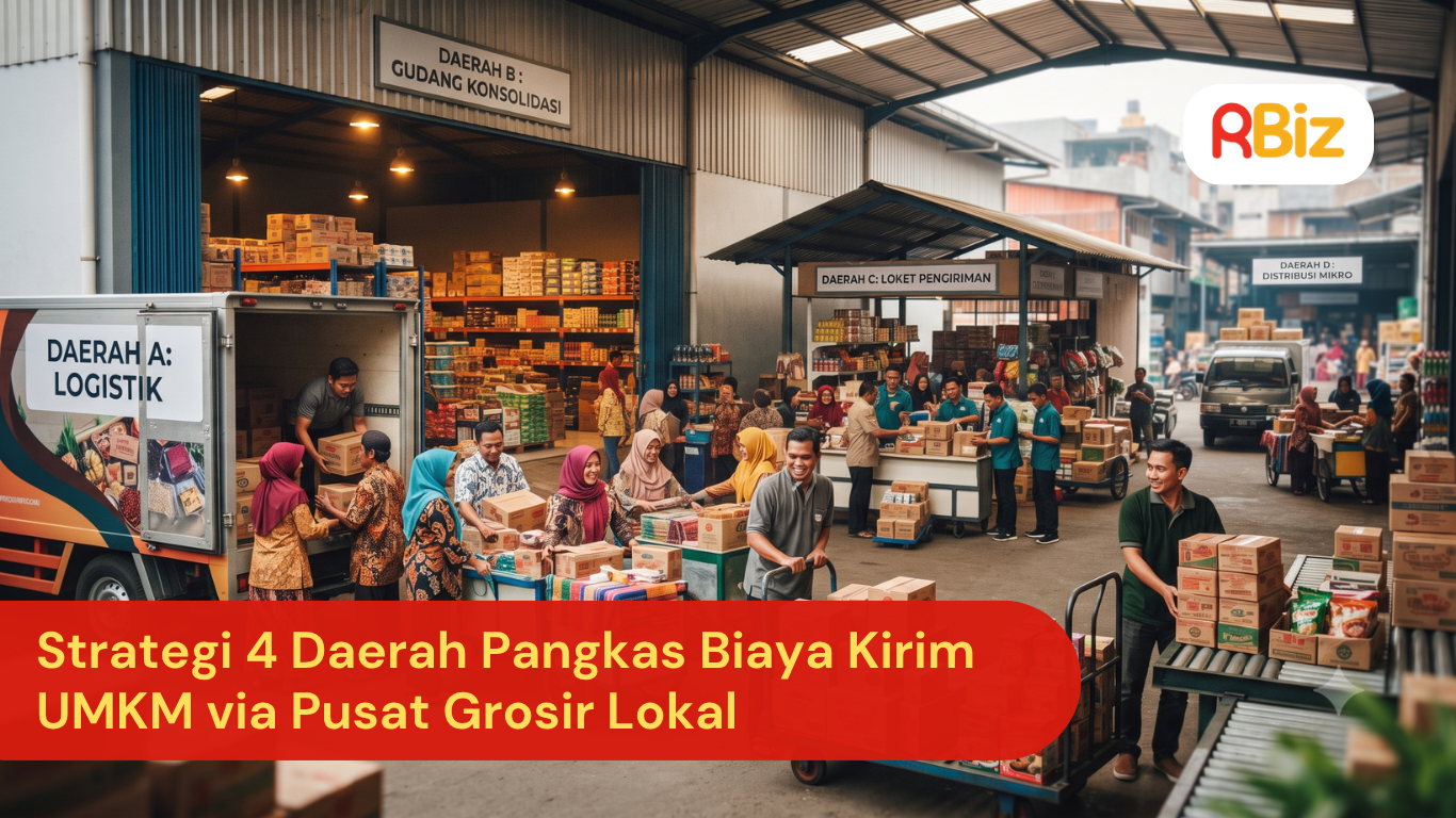 Strategi 4 Daerah Pangkas Biaya Kirim UMKM via Pusat Grosir Lokal