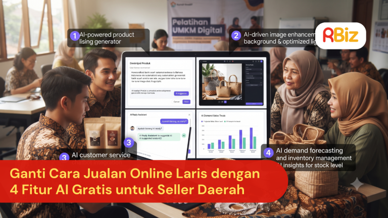 Ganti Cara Jualan Online  Laris dengan 4 Fitur AI Gratis untuk Seller Daerah