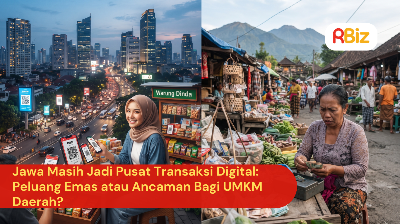 Jawa Masih Jadi Pusat Transaksi Digital: Peluang Emas atau Ancaman Bagi UMKM Daerah?