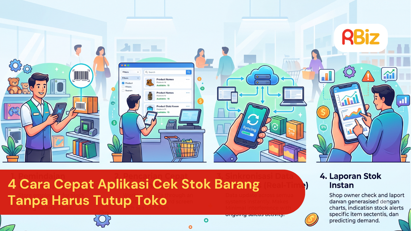 4 Cara Cepat Aplikasi Cek Stok Barang Tanpa Harus Tutup Toko